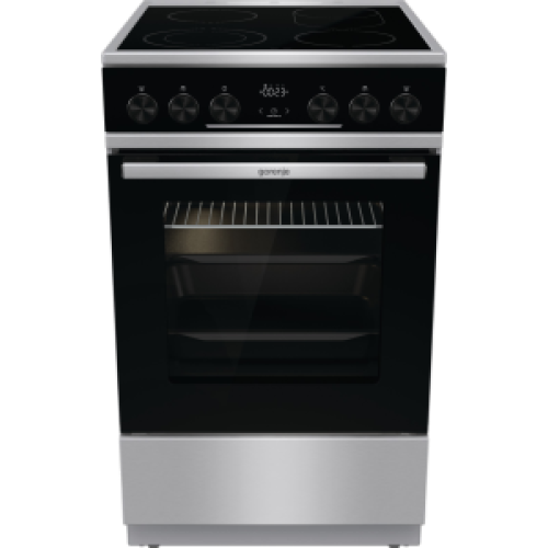 Голяма готварска печка  Gorenje GEC5C61XPA, 70л, стъклокерамичен плот